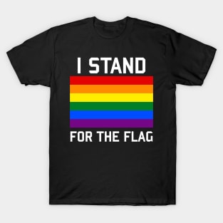 I Stand For The Gay Pride Flag - LGBTQ, Queer, Gay Rights, Pride T-Shirt